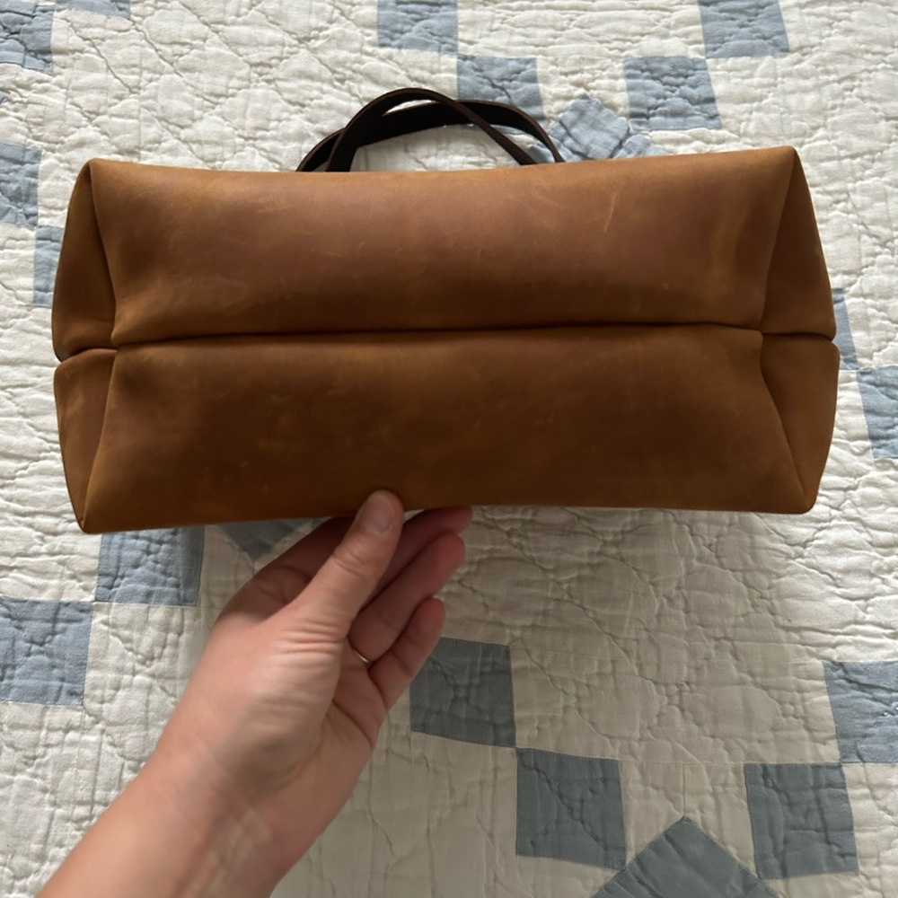 Portland Leather Zipper Tote, Medium - Picture 2 of 10